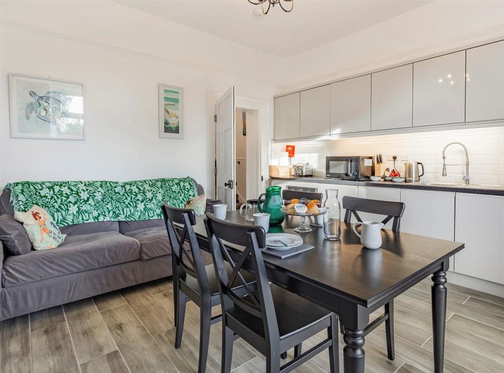Open plan living space at 3 Edinburgh Villas in Torquay, Devon