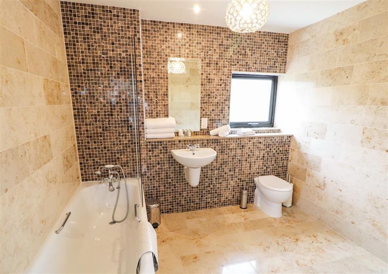 This is the bathroom at 3 Harbour View, Gollan Hill near Buncrana