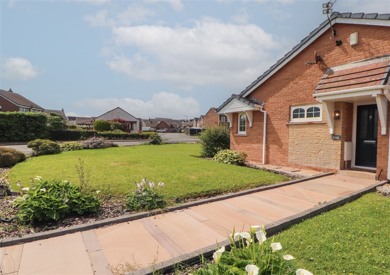 Enjoy the garden at 3 Hawk Place, Moresby Parks near Whitehaven