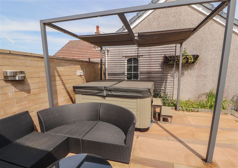 The patio at 3 Hawk Place, Moresby Parks near Whitehaven