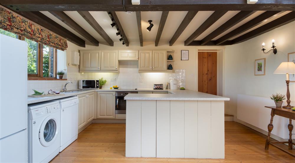 The kitchen area at 3 Horsey Barns in Horsey, Norfolk
