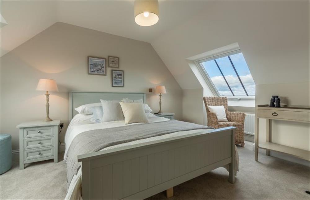 3 Knights Cottages: Master bedroom with coastal views at 3 Knights  Cottages, Thornham near Hunstanton