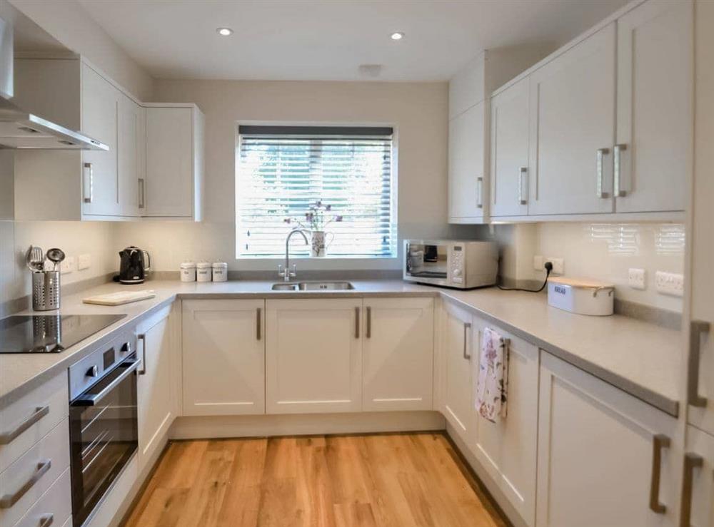 This is the kitchen at 3 Ladymead Mews in Hurstpierpoint, West Sussex
