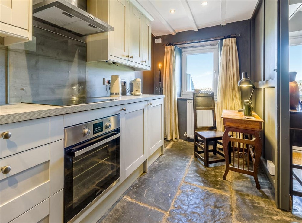 Kitchen at 3 Legged Duck Cottage in Ystrad Muerig, Dyfed