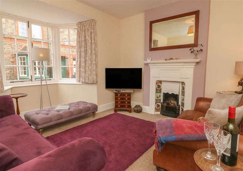 The living room at 3 Lowerbourne Terrace, Porlock