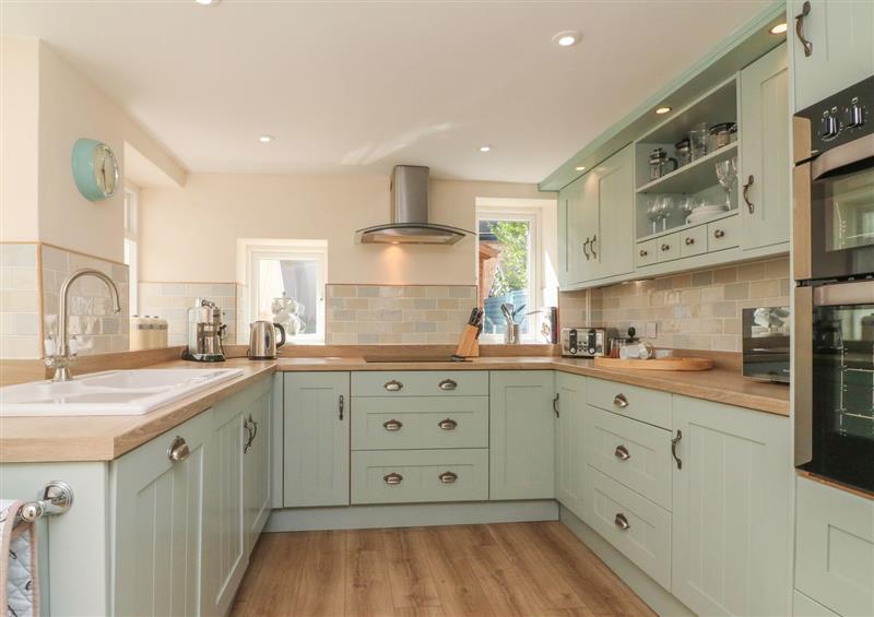 This is the kitchen at 3 Lowerbourne Terrace, Porlock