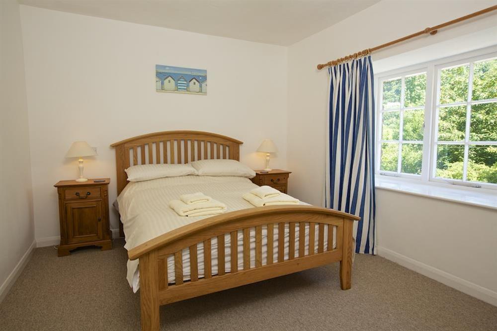 Master bedroom with double bed at 3 Moult Farm Cottage in , Salcombe