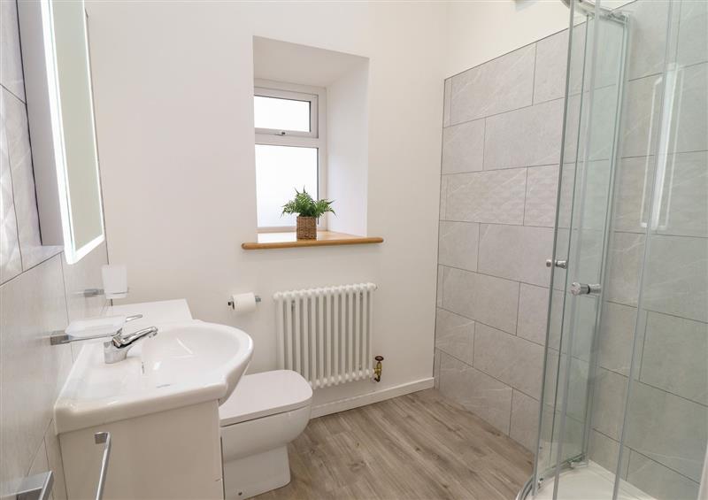 This is the bathroom at 3 Mountain View, Talwrn near Llangefni