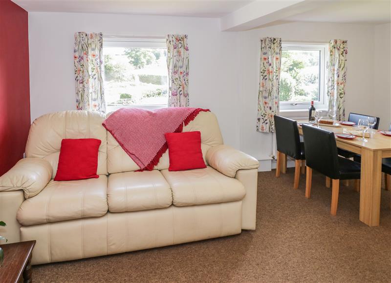 The living room at 3 Oaks Lodge, Pulverbatch near Pontesbury