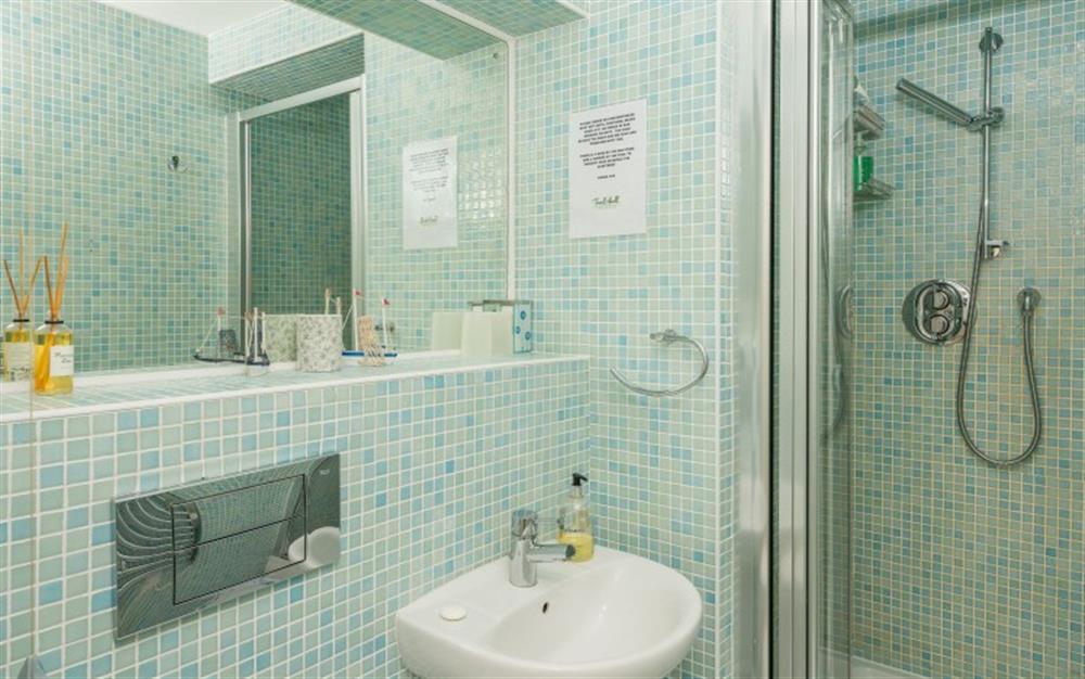 En suite shower room  at 3 Oceans Edge in Thurlestone
