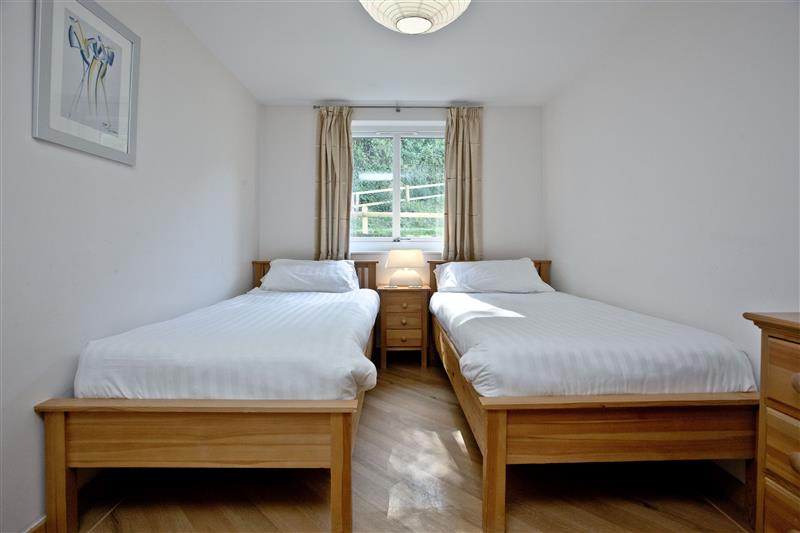 Twin bedroom at 3 Red Rock Apartments, Dawlish Warren, Devon