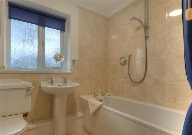 This is the bathroom at 3 Riverside Cottages, Charmouth