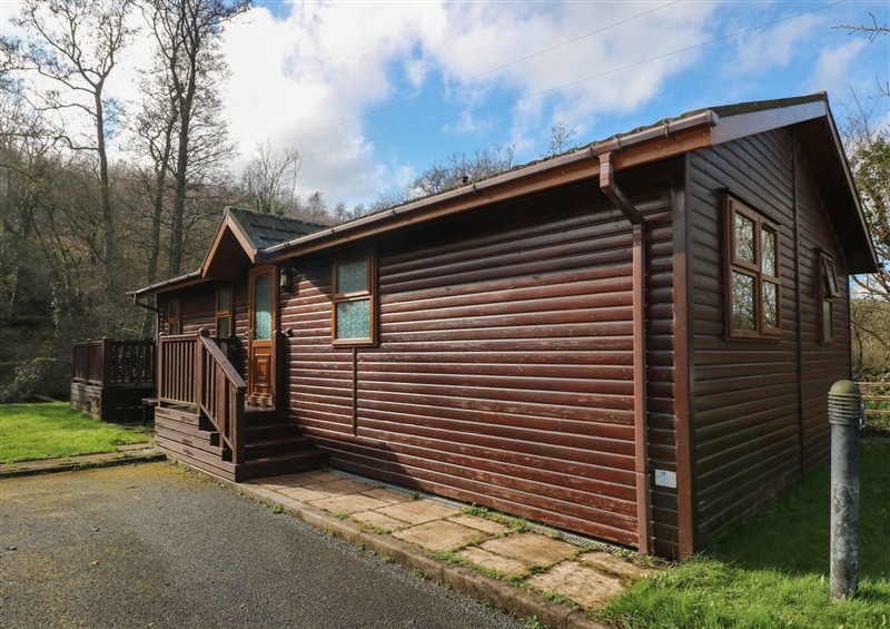 Outside 3 Riverside Lodge at 3 Riverside Lodge, Abercych near Cenarth