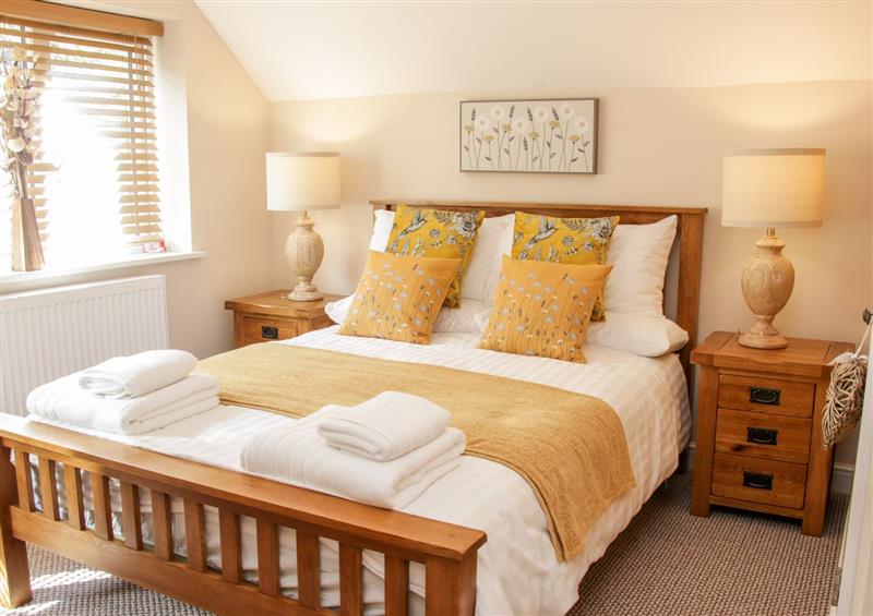 One of the bedrooms at 3 Rock Terrace, Llanarmon Dyffryn Ceiriog near Glyn Ceiriog