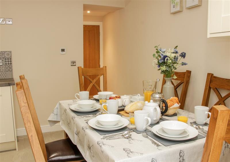 This is the dining room at 3 Rock Terrace, Llanarmon Dyffryn Ceiriog near Glyn Ceiriog