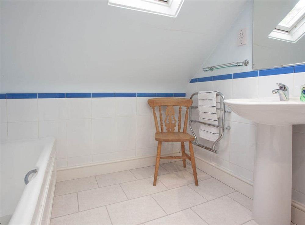 Bathroom at 3 Salle Cottage in Bow Creek, Nr Totnes, South Devon., Great Britain