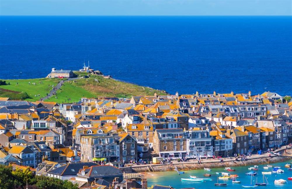 The vibrant alluring colours of St Ives town