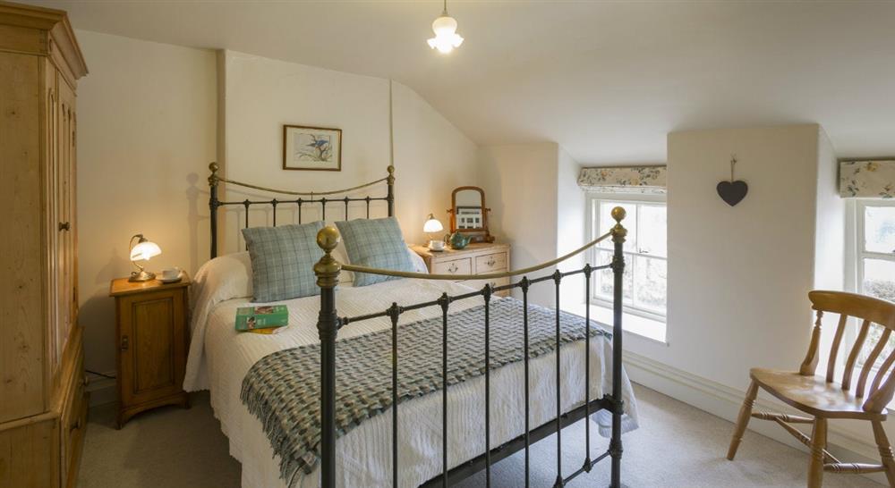 The double bedroom at 3 Siloam Cottage in Conwy, North Wales