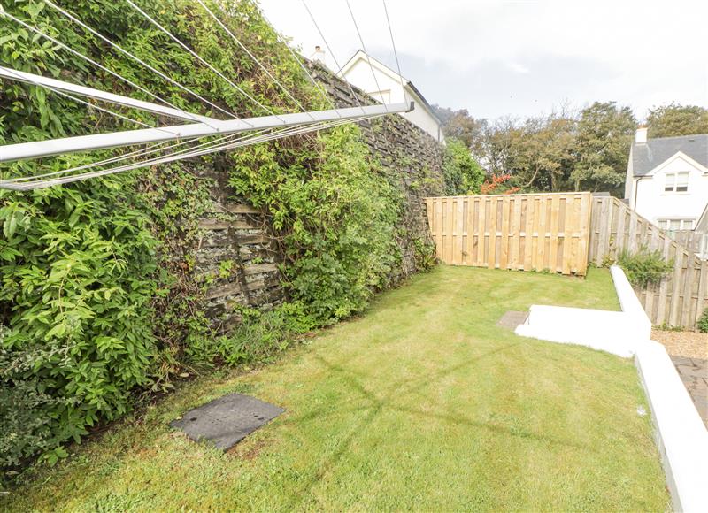 Enjoy the garden at 3 Strawberry Close, Little Haven near Broad Haven