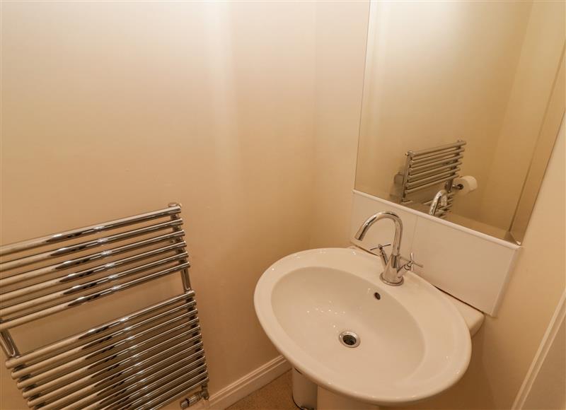 This is the bathroom at 3 Strawberry Close, Little Haven near Broad Haven