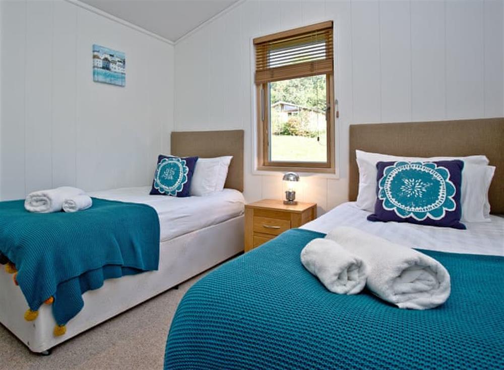 Twin bedroom at 3 Streamside in , Lanreath