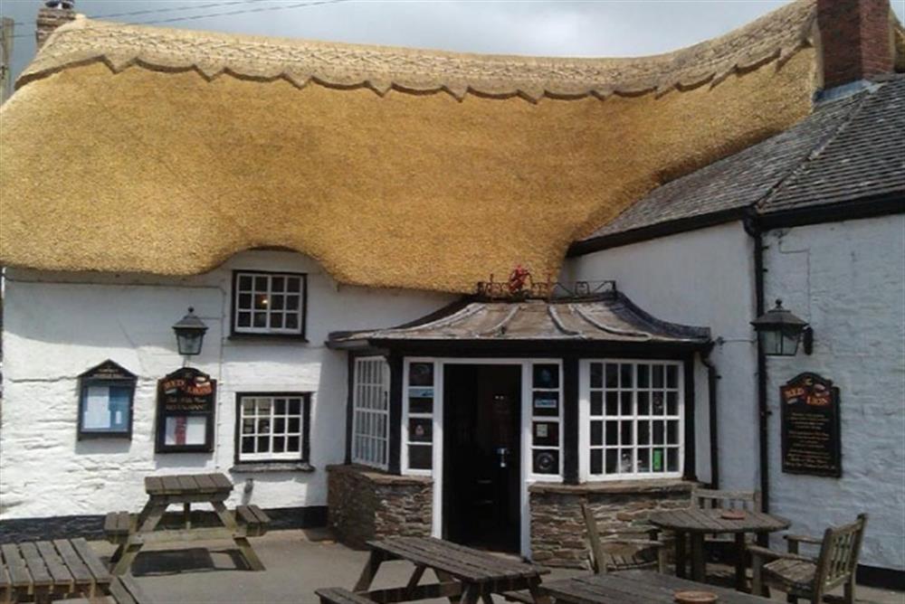 The Red Lion in the square at Mawnan Smith for lunches, evening meals and a pint of something Cornish! at 3 The Boat House in Helford Passage