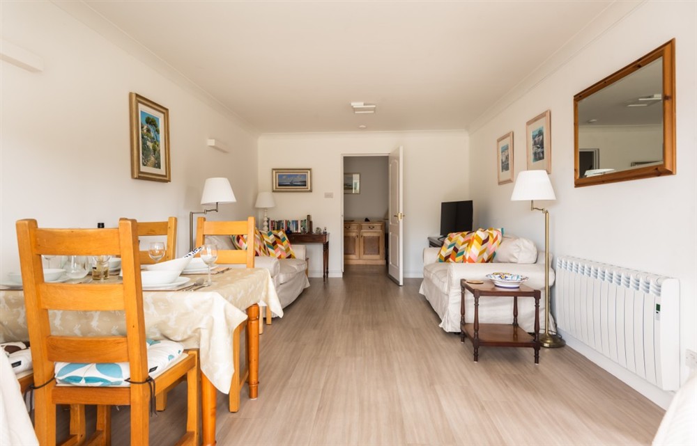 The living area at 3 The Moorings in Kingsbridge