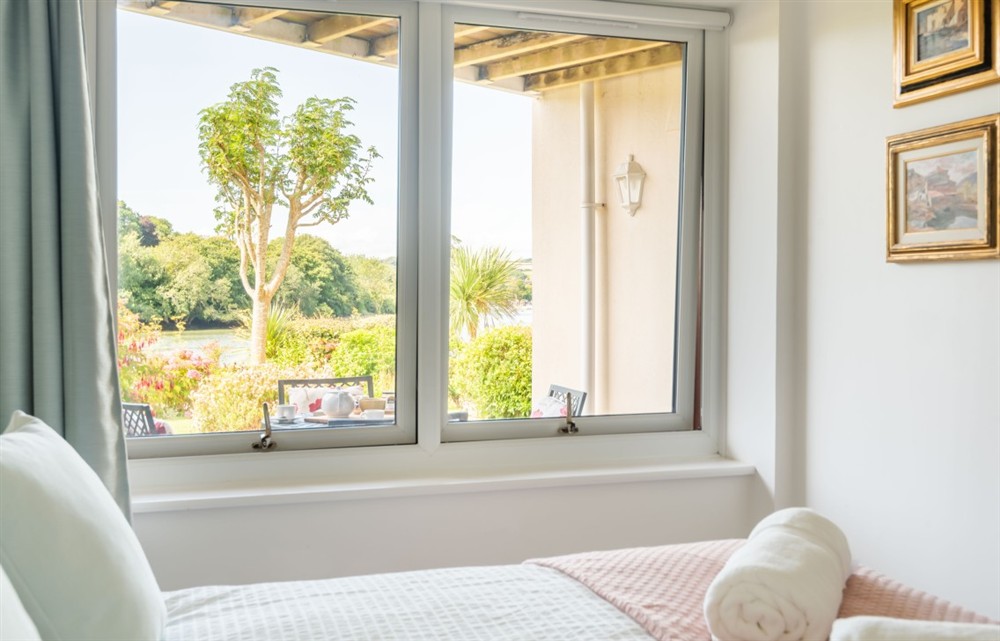 This is a bedroom at 3 The Moorings in Kingsbridge
