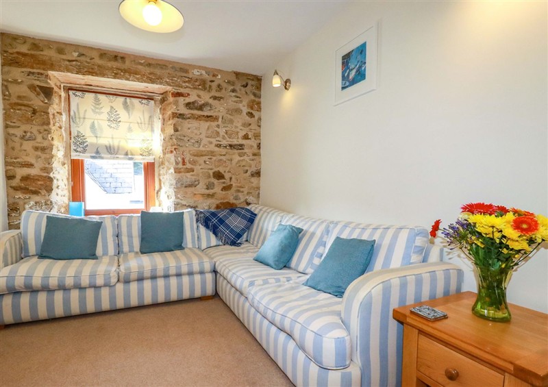 The living area at 3 The Old Cornstore, St Agnes
