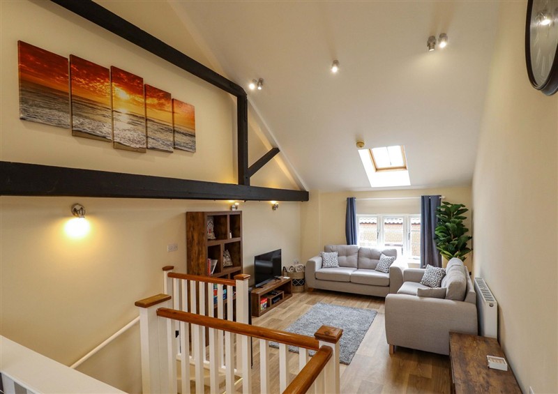The living area at 3 The Old Drill Hall, Alford
