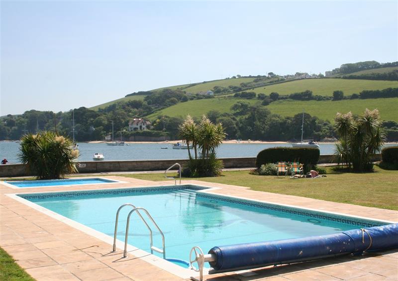 The swimming pool at 3 The Salcombe, Salcombe