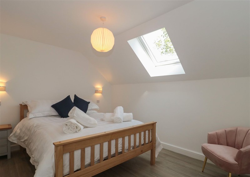 One of the bedrooms at 3 The Stables, Watchfield near Highbridge