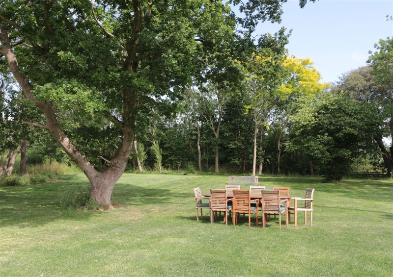 The garden at 3 The Stables, Watchfield near Highbridge