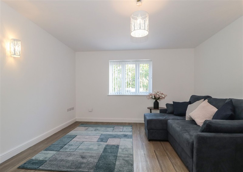 The living area at 3 The Stables, Watchfield near Highbridge