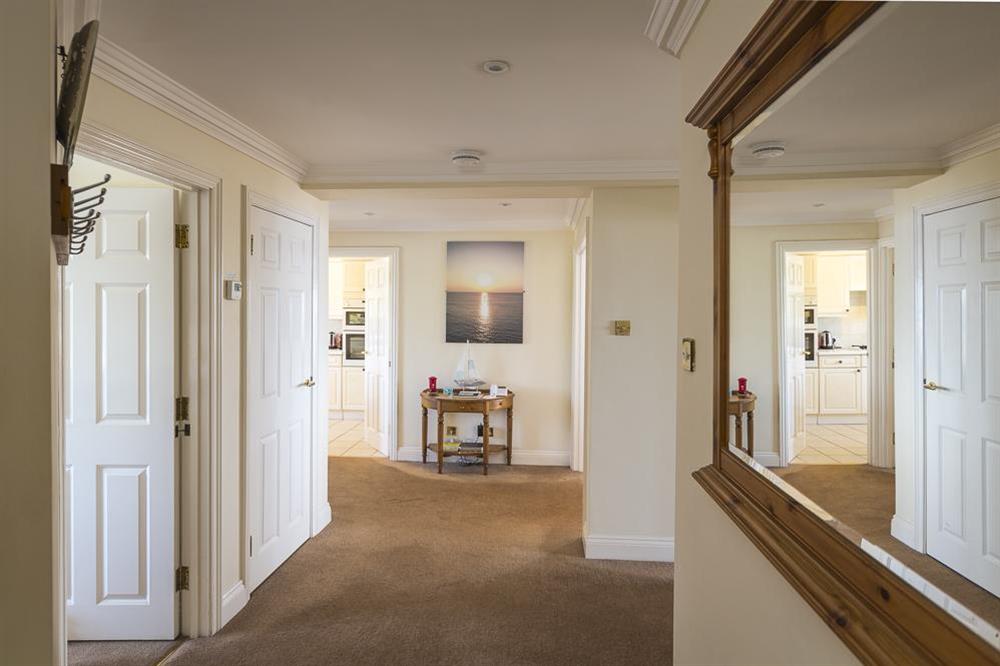 Spacious hallway at 3 Thurlestone Rock Apartments in Thurlestone, Kingsbridge