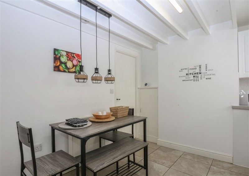 The dining room at 3 York Place, Conwy