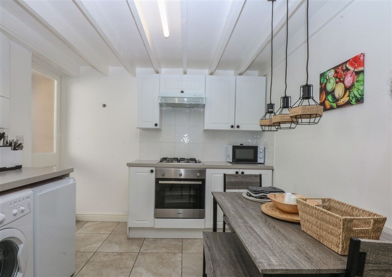 The kitchen at 3 York Place, Conwy