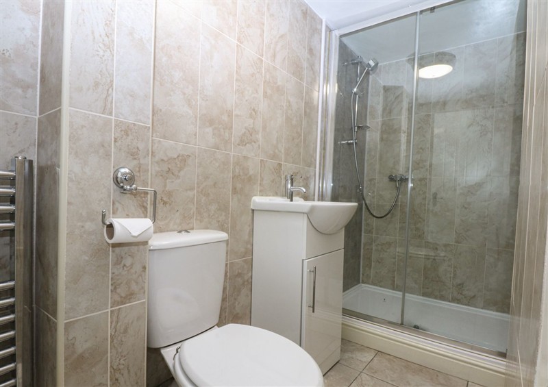 This is the bathroom at 3 York Place, Conwy