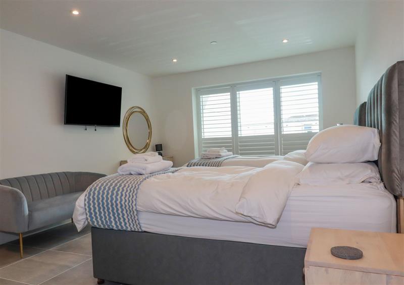 One of the bedrooms at 30 Cliff Edge, Newquay