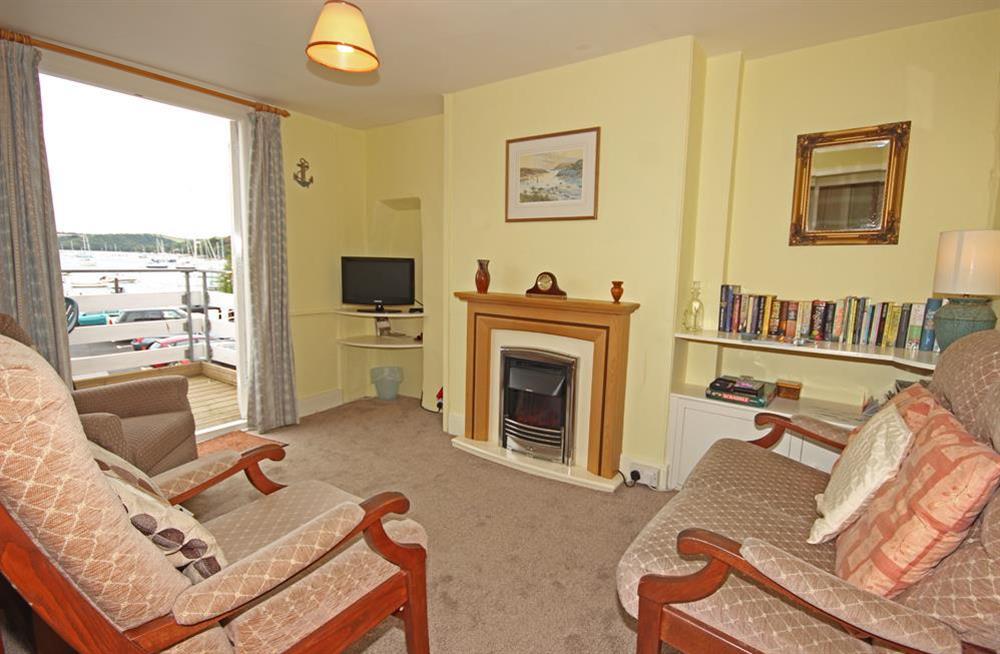 Comfortable lounge with access out to the terrace at 30 Fore Street (The Cottage) in , Salcombe