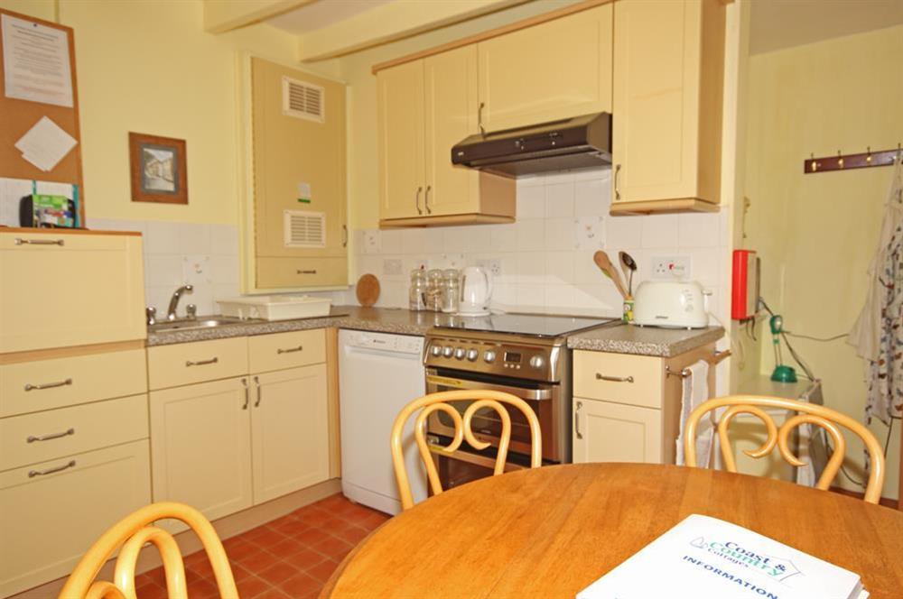 Well equipped kitchen with dining table at 30 Fore Street (The Cottage) in , Salcombe