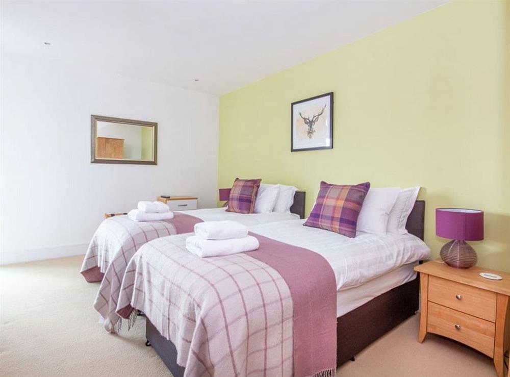 Twin bedroom at 301 Riverside Apartment in Inverness, Inverness-Shire
