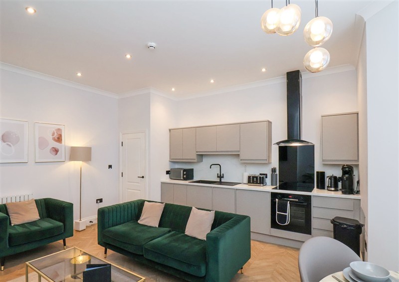 Relax in the living area at 302 The Salisbury, Scarborough