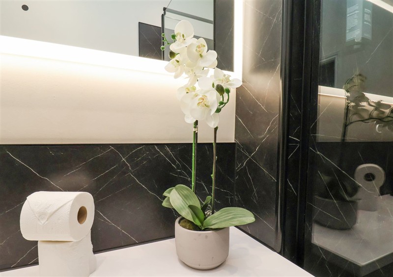 The bathroom at 302 The Salisbury, Scarborough