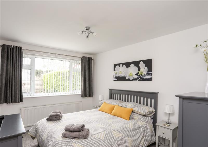 One of the bedrooms at 31 Beach Road, Morfa Bychan