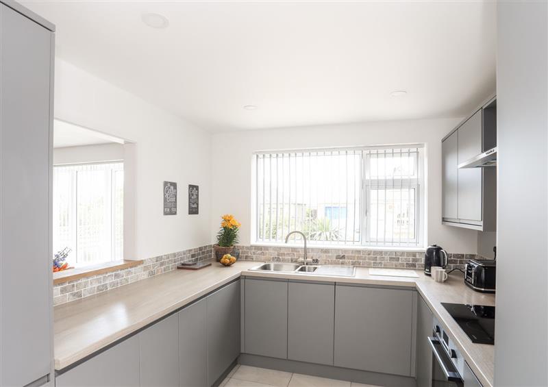 This is the kitchen at 31 Beach Road, Morfa Bychan