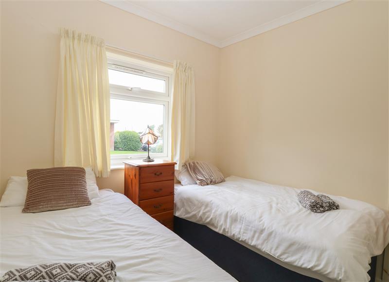 One of the bedrooms at 31 Siesta Mar Chalet Park, Mundesley