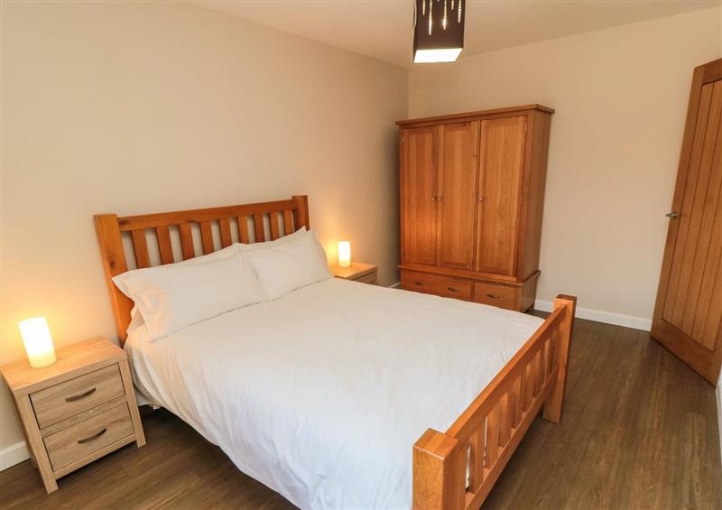 One of the bedrooms at 31A The Green, Scalby