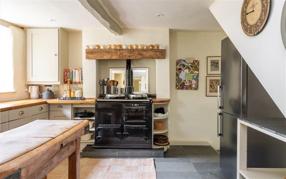 The kitchen at 32 Noss Mayo in Noss Mayo