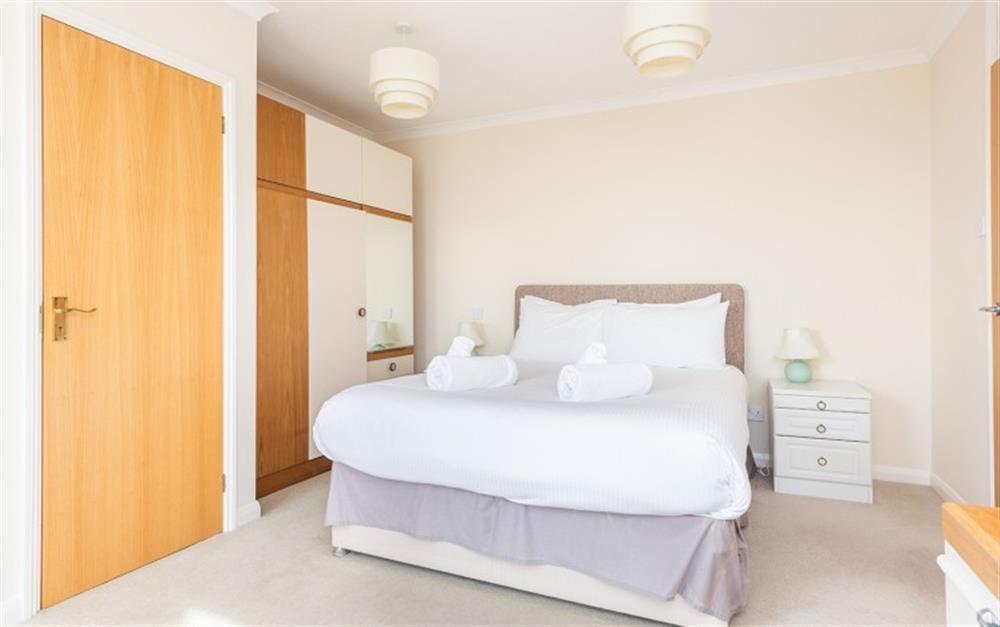 There is plenty of wardrobe space and drawers in the master bedroom at 33 Lower Stables in Maenporth